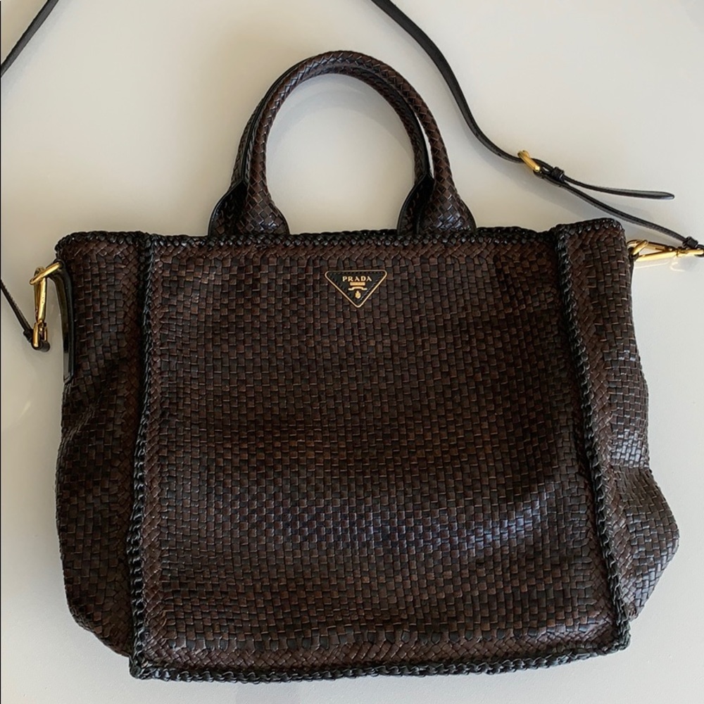 Prada Madras Tote - Picture 2 of 16